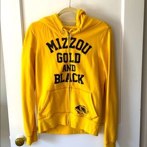 PINK MIZZOU Zip-Up Hoodie